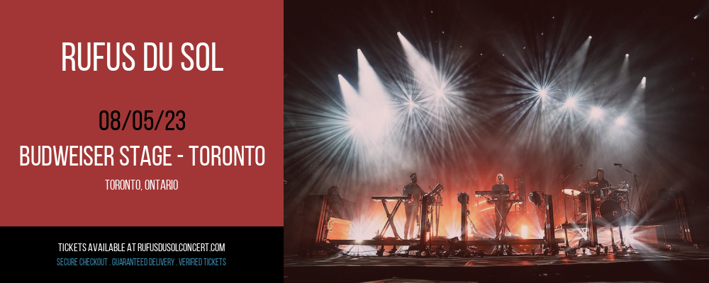 Rufus Du Sol at Rufus Du Sol Concert tickets Rufus Du Sol at Rufus Du Sol Concert